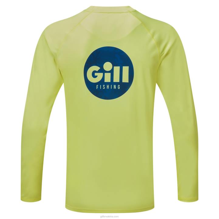 Gill Marinexpel tec majica dugih rukava sa stražnjim logom Z82L399 limun - Image 2