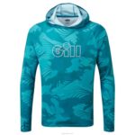 Gill Marinexpel tec majica s kapuljačom u kamuflažu Z82L51 kamuflaž za bazen - Image 2