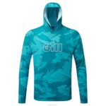Gill Marinexpel tec majica s kapuljačom u kamuflažu Z82L51 kamuflaž za bazen - Image 4
