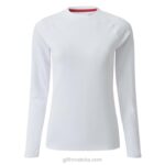 Gill Marineženska UV tec majica dugih rukava Z82L512 bijela