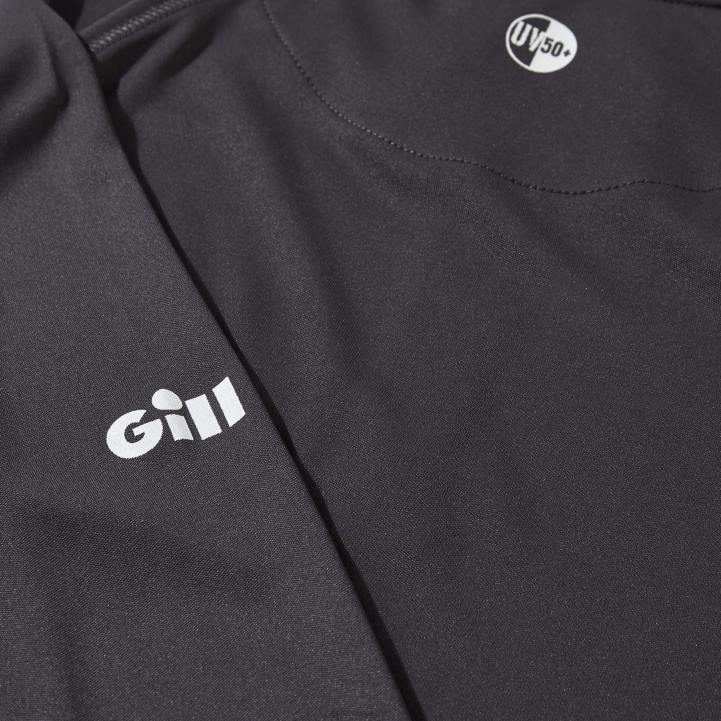 Gill Marineženska uv tec majica s patentnim zatvaračem - dugi rukav Z82L204 drveni ugljen - Image 3