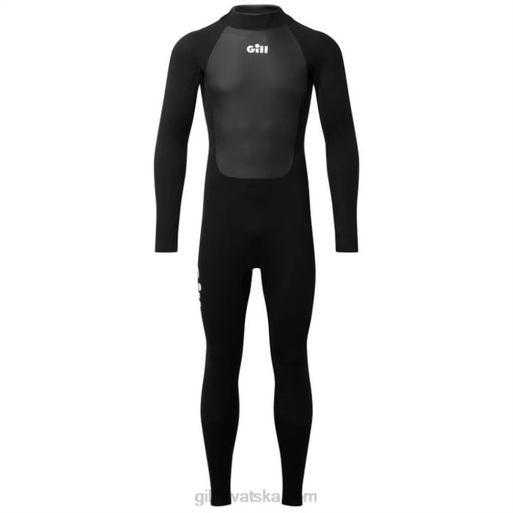 Gill Marinemuško ronilačko odijelo za potragu 4/3 mm stražnji patentni zatvarač Z82L342