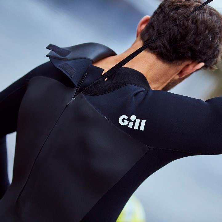 Gill Marinemuško ronilačko odijelo za potragu 4/3 mm stražnji patentni zatvarač Z82L342