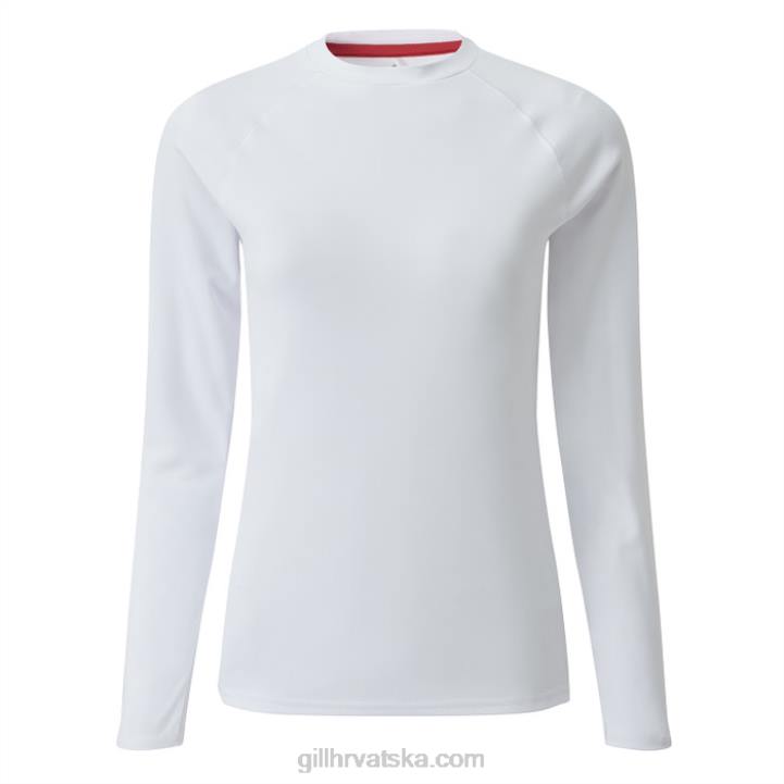 Gill Marineženska UV tec majica dugih rukava Z82L512 bijela
