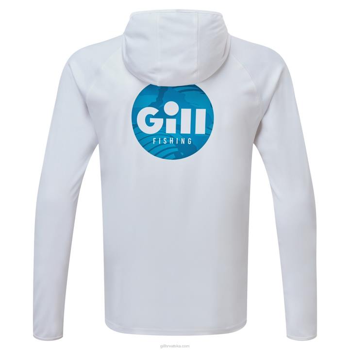 Gill Marinexpel tec majica s kapuljačom sa stražnjim logotipom Z82L52 bijela