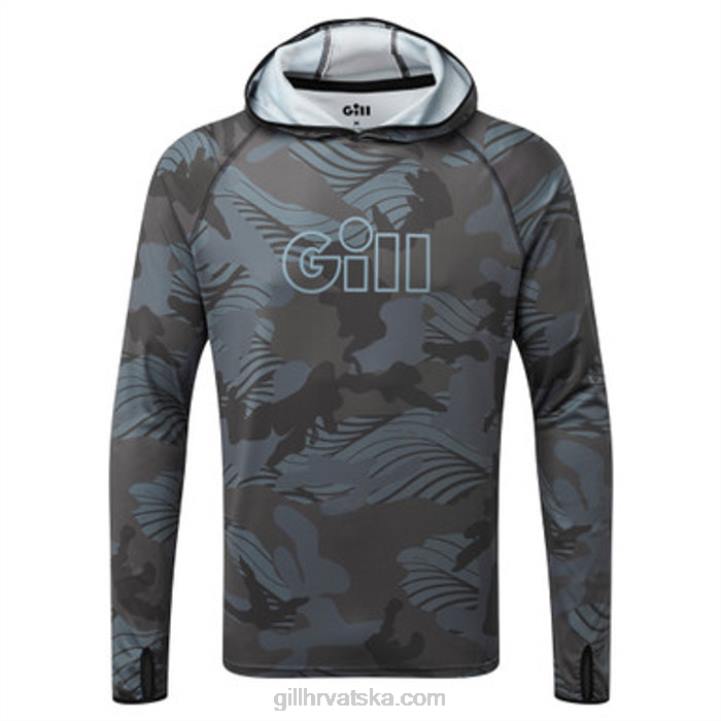 Gill Marinexpel tec majica s kapuljačom u kamuflažu Z82L50 maskirna sjena