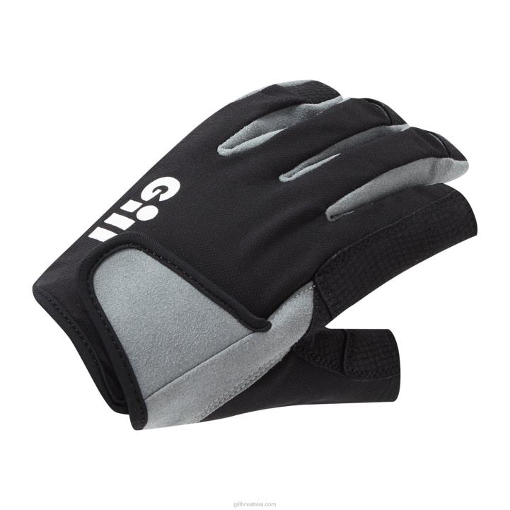 Gill Marinejunior palubne rukavice - dugi prst Z82L136 crno